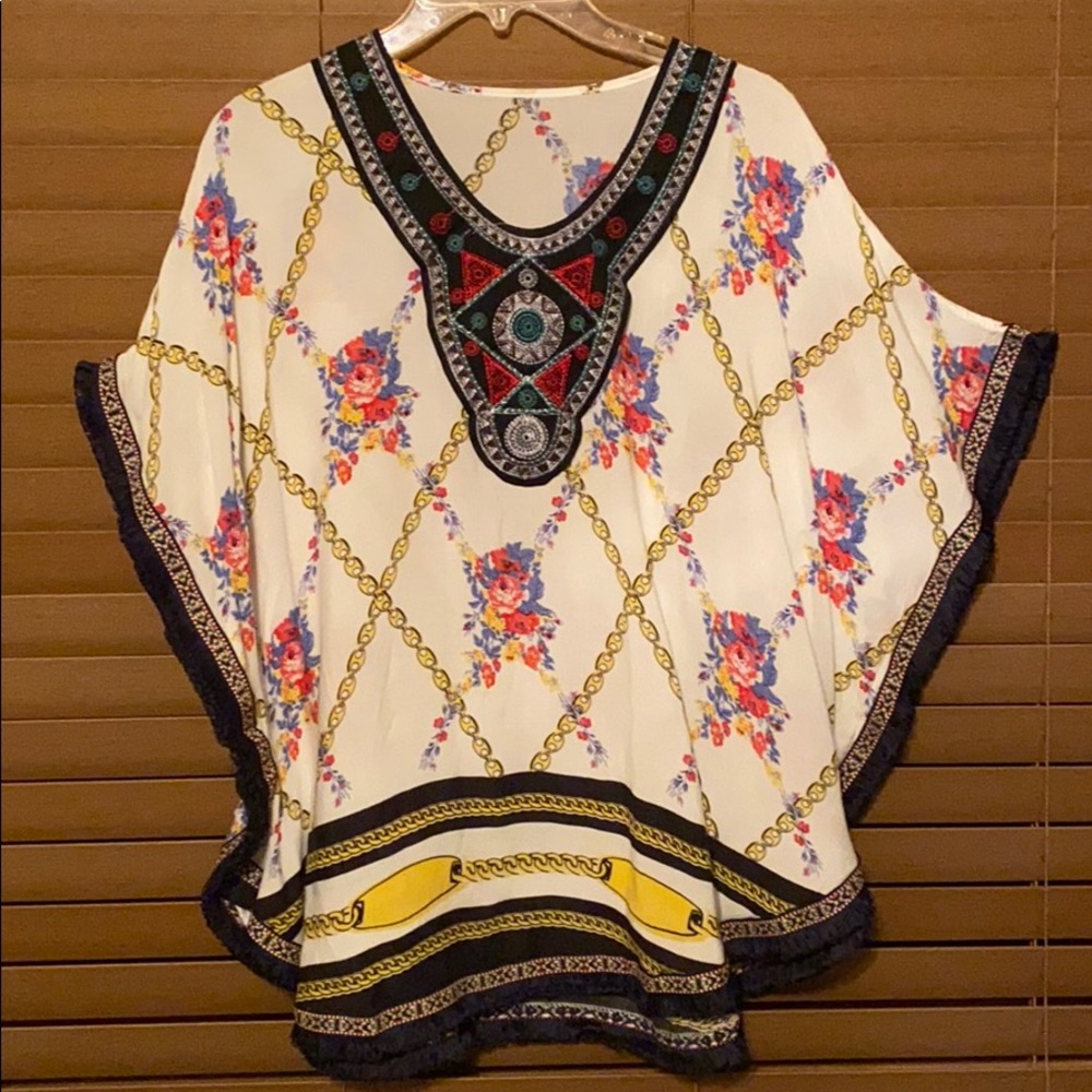 Poncho blouse